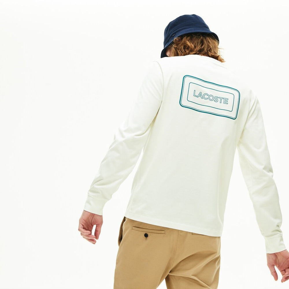 Men's Reflective Croc Regular Fit Cotton T-shirt / Lacoste