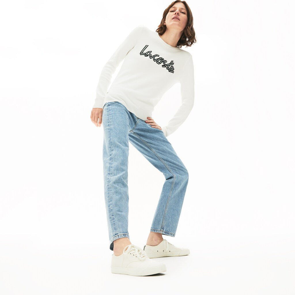 Women's Cotton Crew Neck Sweater / Lacoste