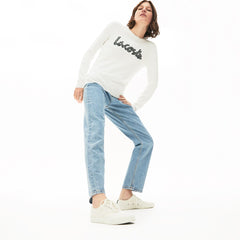 Women's Cotton Crew Neck Sweater / Lacoste