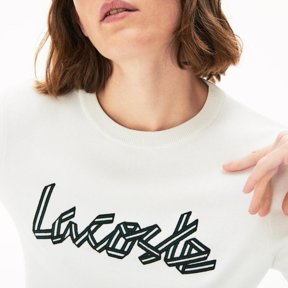 Women's Cotton Crew Neck Sweater / Lacoste
