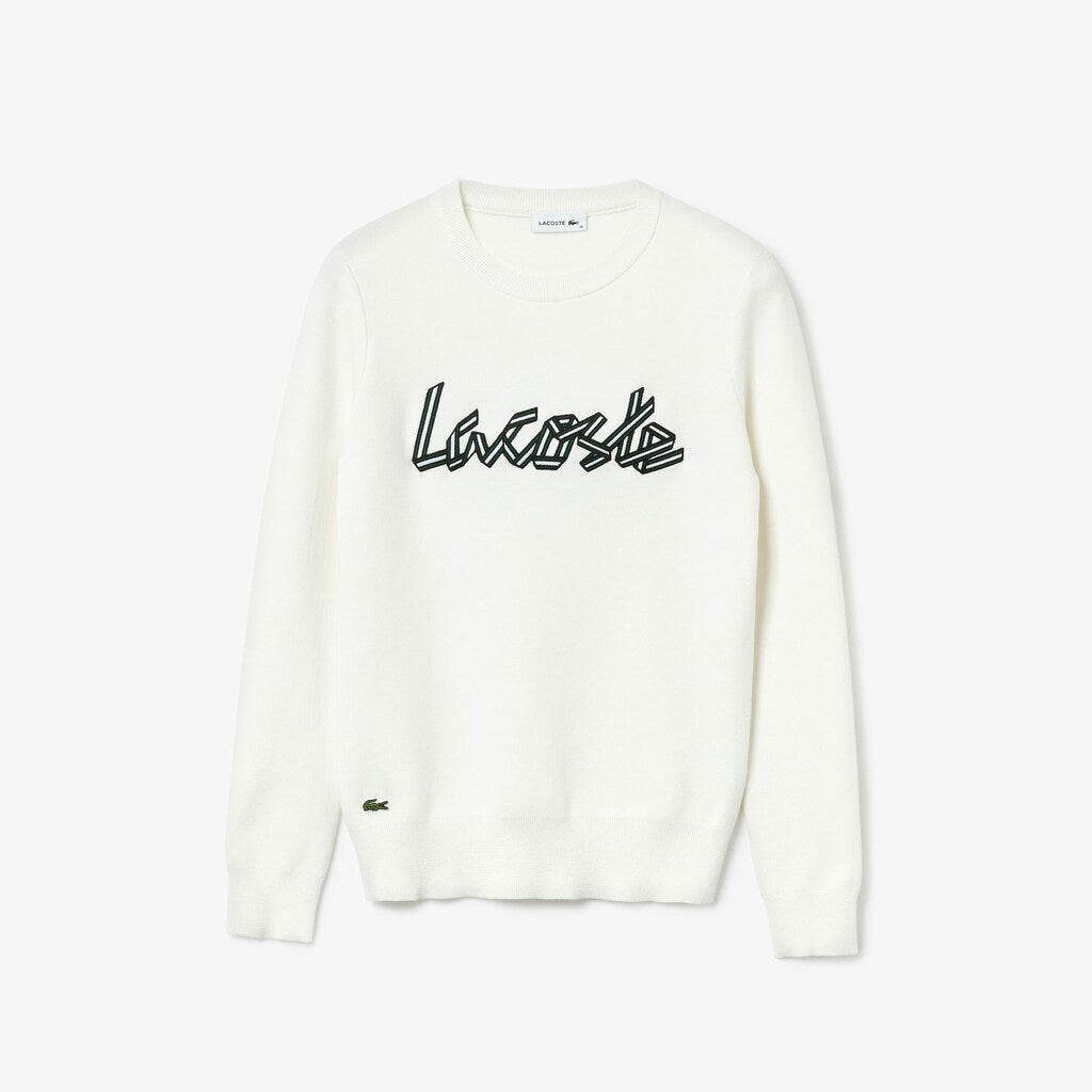 Women's Cotton Crew Neck Sweater / Lacoste