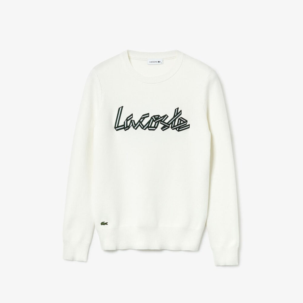 Women's Cotton Crew Neck Sweater / Lacoste