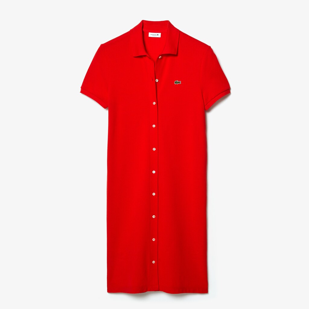 Women's Cotton Piqué Buttoned Polo Dress / Lacoste