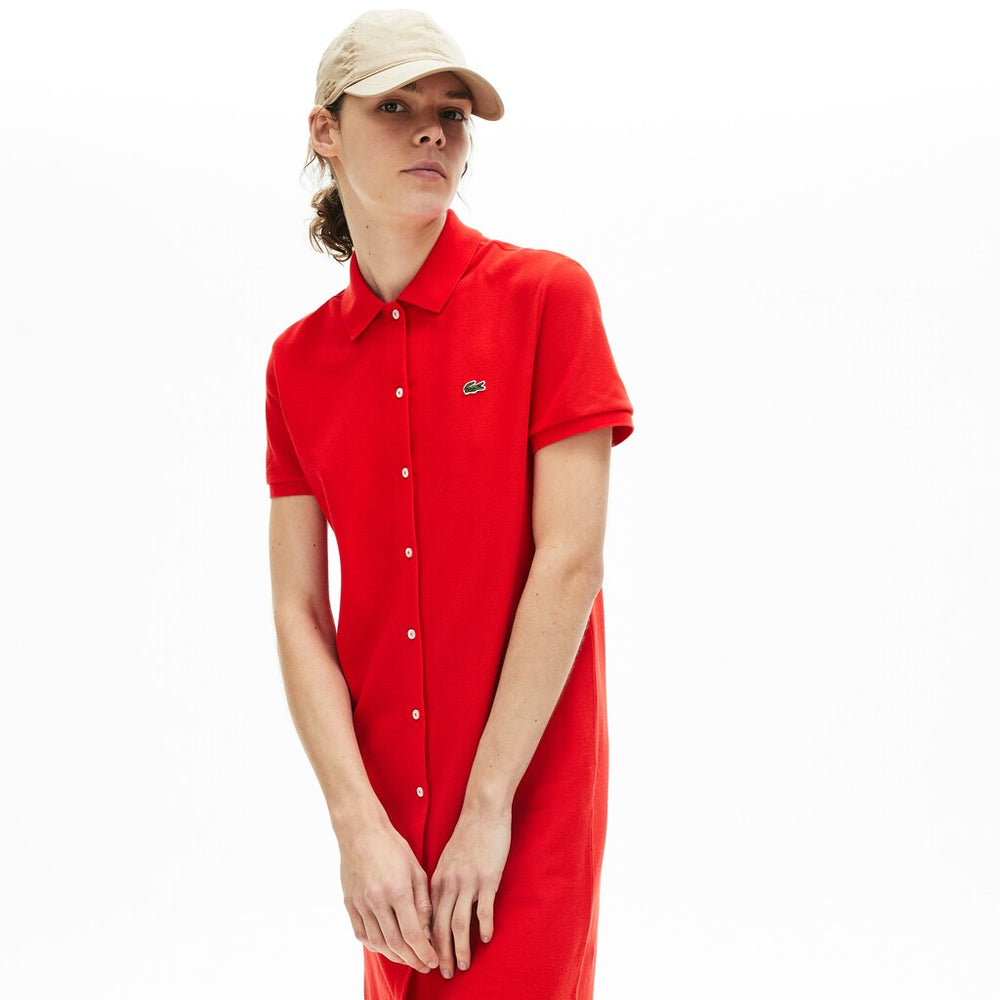 Women's Cotton Piqué Buttoned Polo Dress / Lacoste