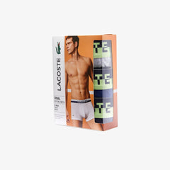 Pack Of 3 Casual Plain-Colored Boxers / Lacoste