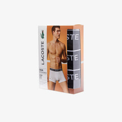 Pack Of 3 Casual Black Boxer Briefs / Lacoste