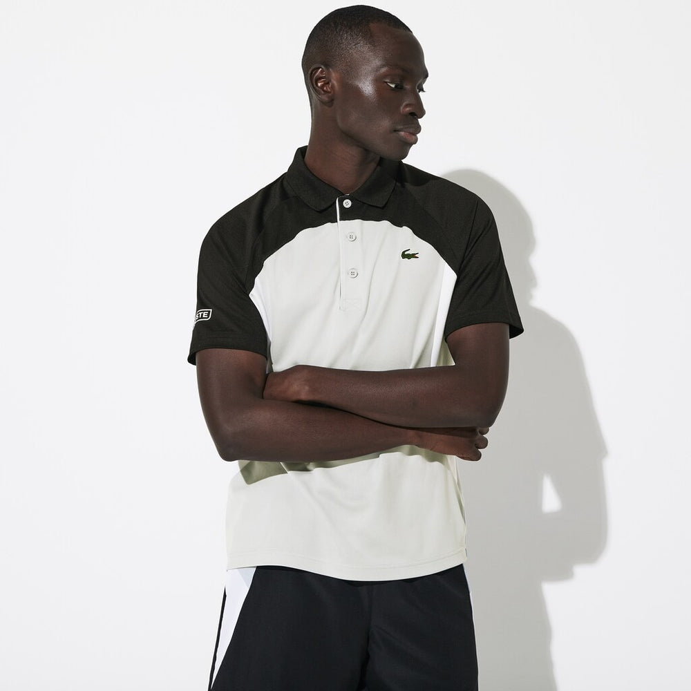 Men's SPORT Colorblock Breathable Piqué Tennis Polo Shirt / Lacoste