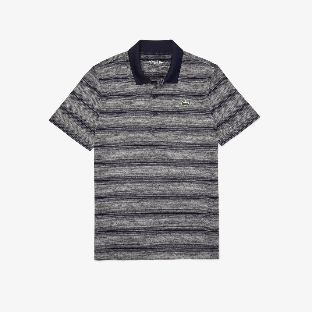 Men's SPORT Striped Breathable Golf Polo Shirt / Lacoste