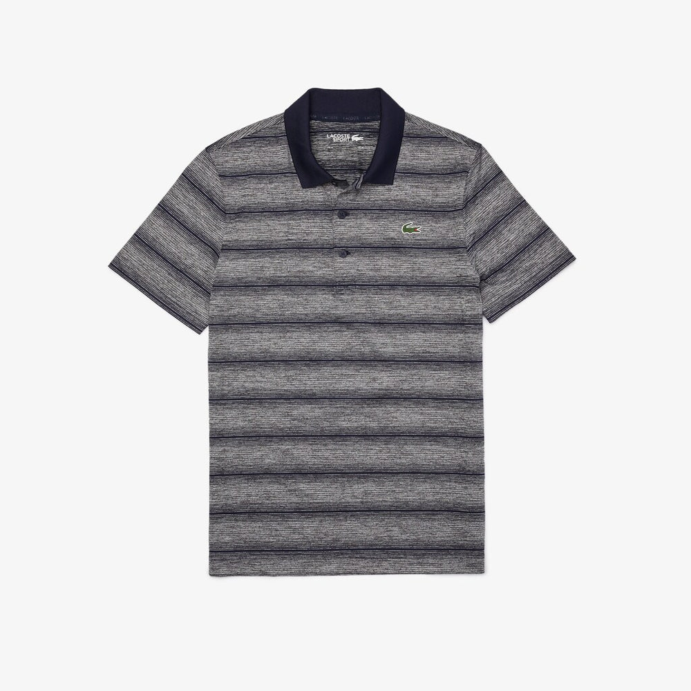 Men's SPORT Striped Breathable Golf Polo Shirt / Lacoste