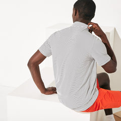 Men's SPORT Breathable Striped Golf Polo Shirt / Lacoste