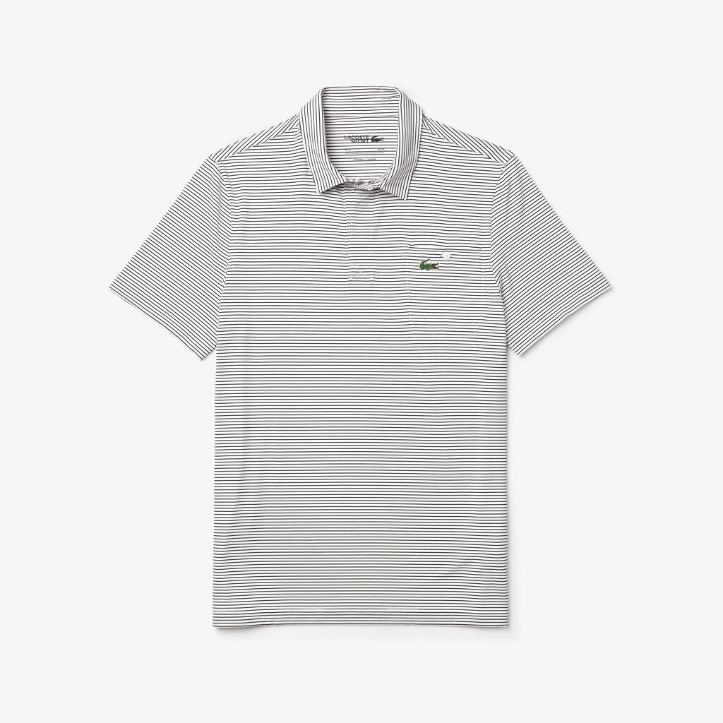 Men's SPORT Breathable Striped Golf Polo Shirt / Lacoste