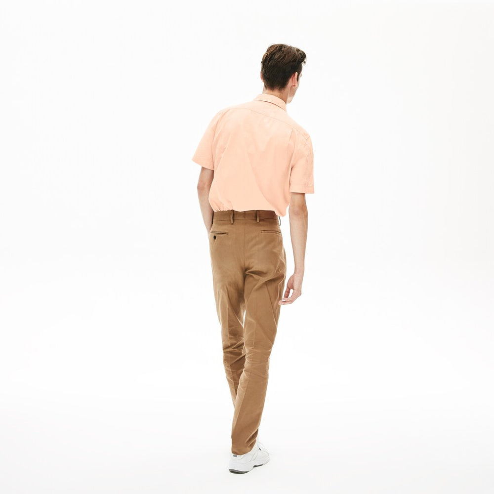 Men's Regular Fit Cotton and Linen Shirt / Lacoste