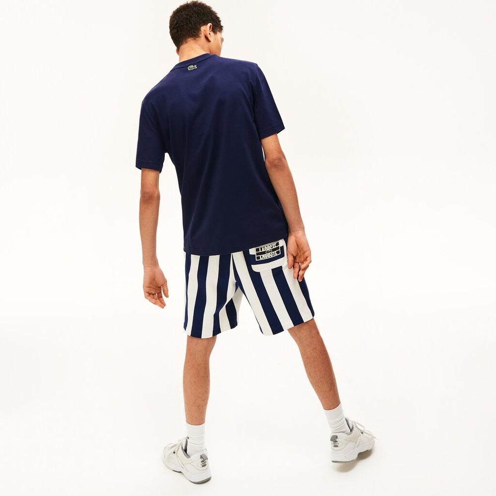 Unisex LIVE Lacostism Print Cotton T-Shirt / Lacoste