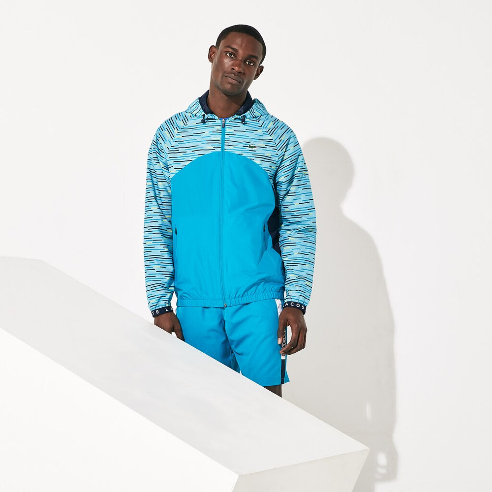 Men's SPORT Hooded Tennis Windbreaker / Lacoste