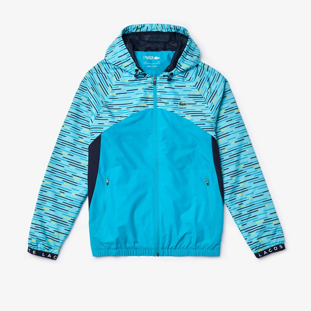 Men's SPORT Hooded Tennis Windbreaker / Lacoste