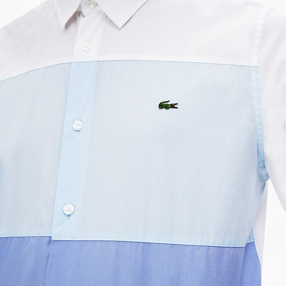 Men's Regular Fit Colorblock Cotton Shirt / Lacoste