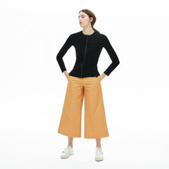 Women's Full Zip Crew Neck Cardigan / Lacoste