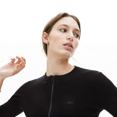 Women's Full Zip Crew Neck Cardigan / Lacoste