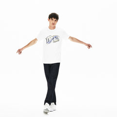 Men's Graphic Print Regular Fit Cotton T-shirt / Lacoste