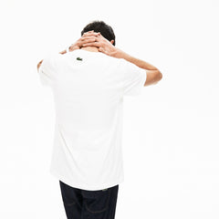 Men's Graphic Print Regular Fit Cotton T-shirt / Lacoste