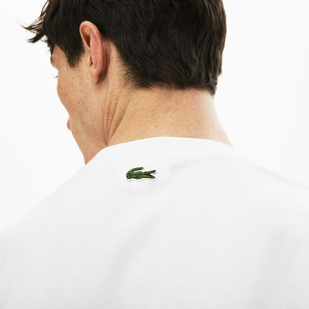 Men's Graphic Print Regular Fit Cotton T-shirt / Lacoste
