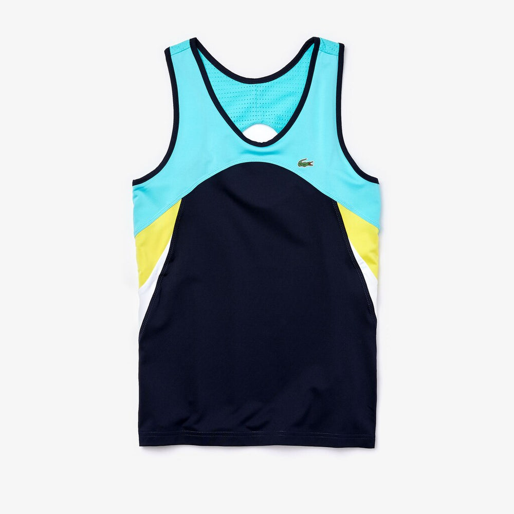 Women's SPORT Colorblock Performance Ultra Dry Tank Top / Lacoste