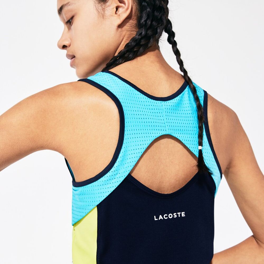 Women's SPORT Colorblock Performance Ultra Dry Tank Top / Lacoste
