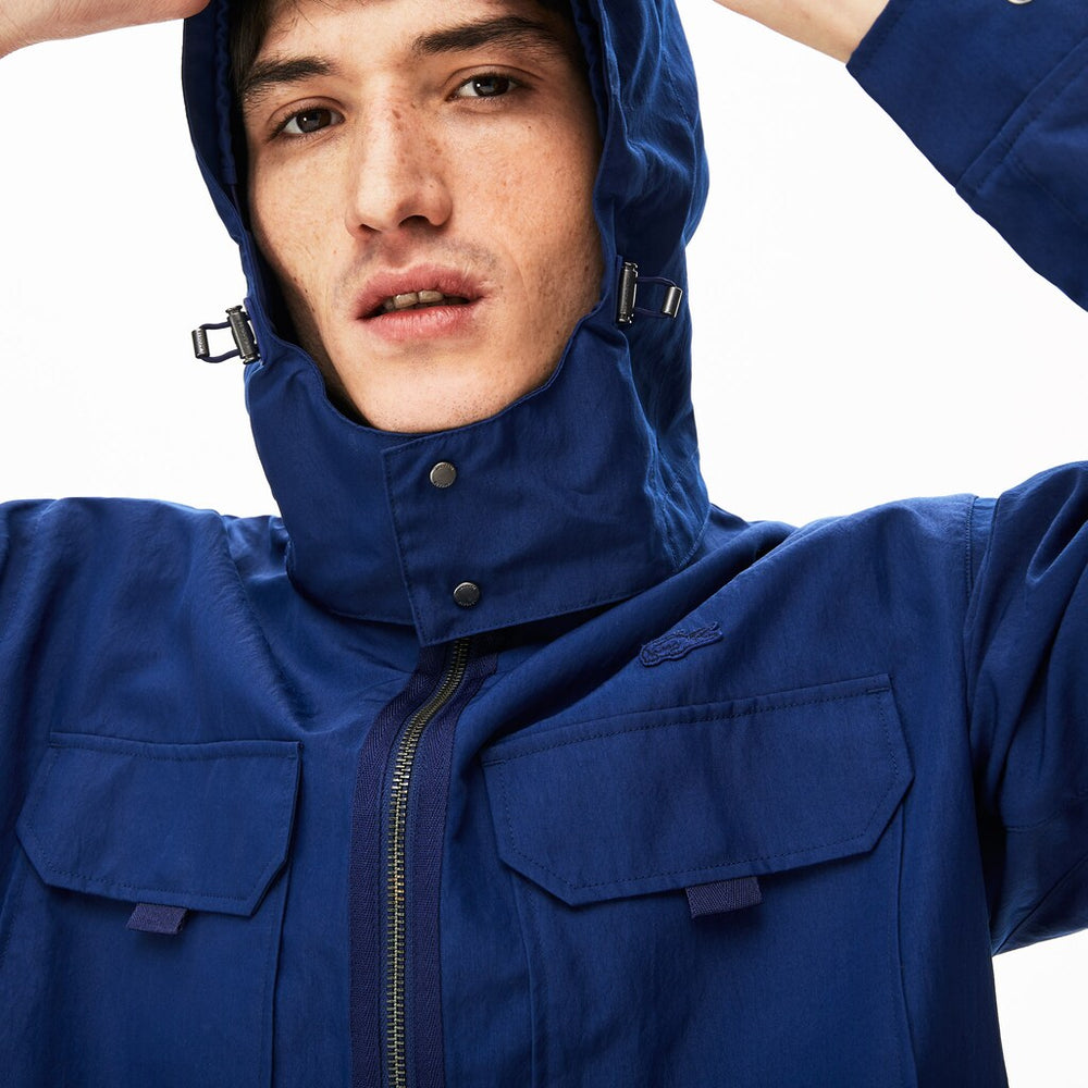 Men's Lightweight Detachable-Hood Jacket / Lacoste