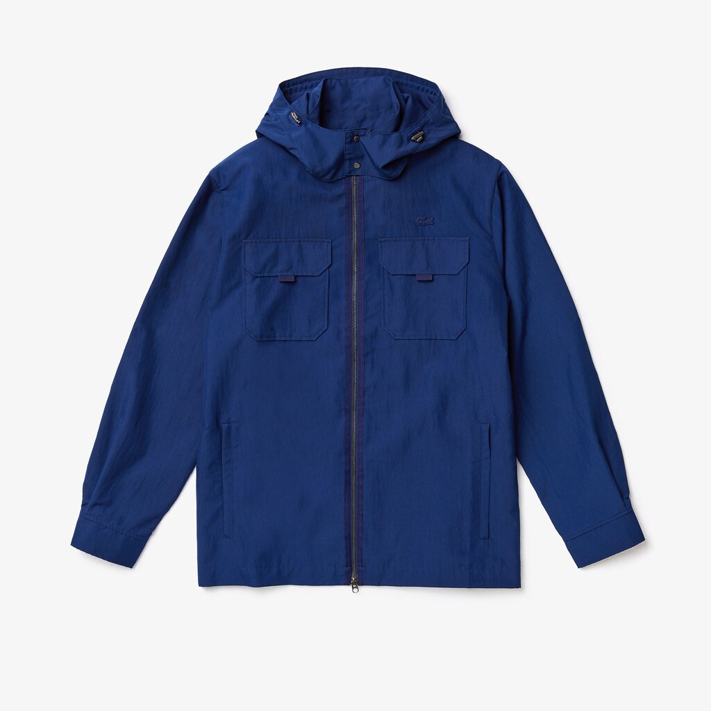 Men's Lightweight Detachable-Hood Jacket / Lacoste