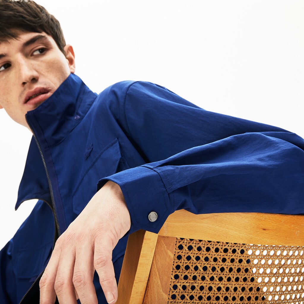 Men's Lightweight Detachable-Hood Jacket / Lacoste