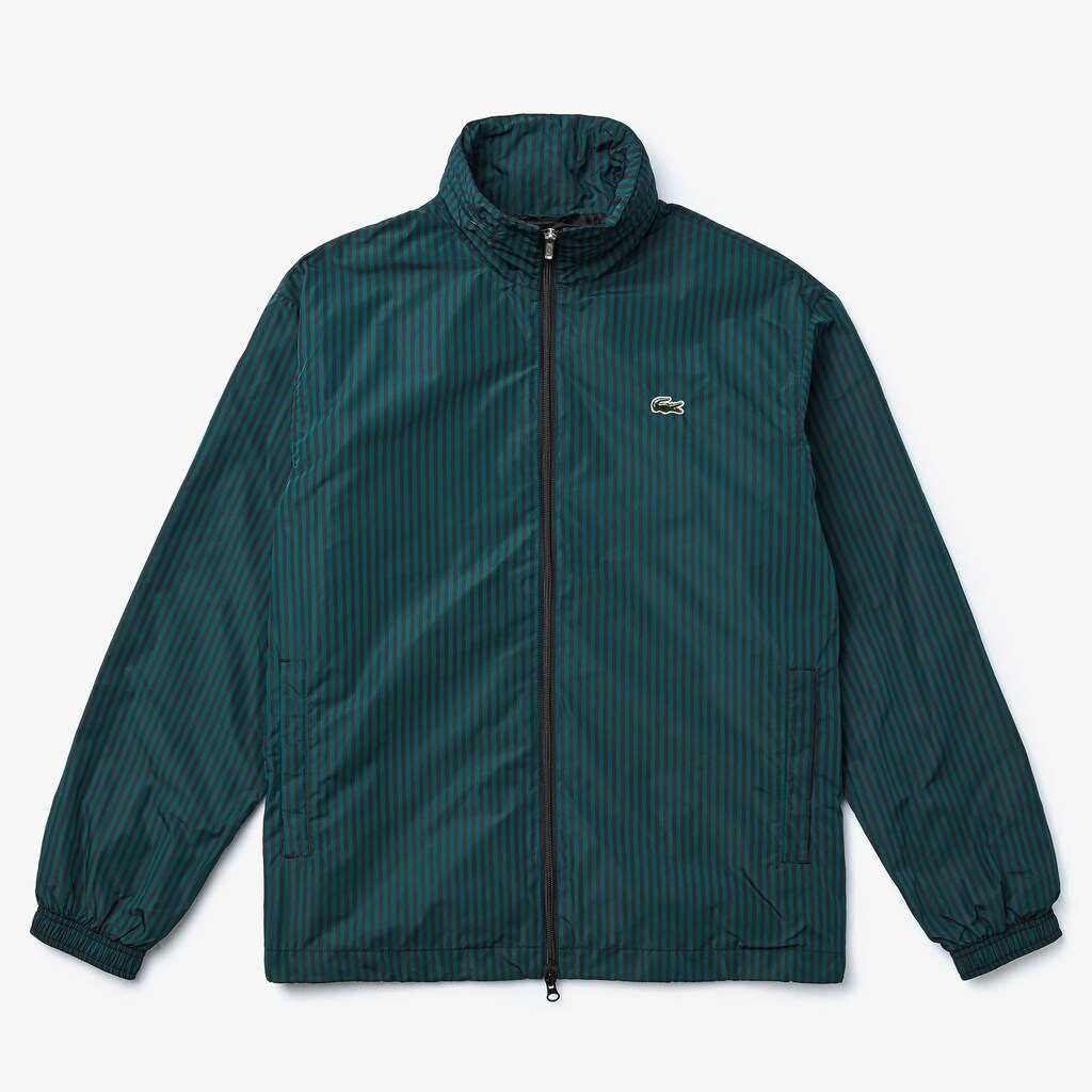Men's LIVE Lightweight Striped Zip-Up Jacket / Lacoste