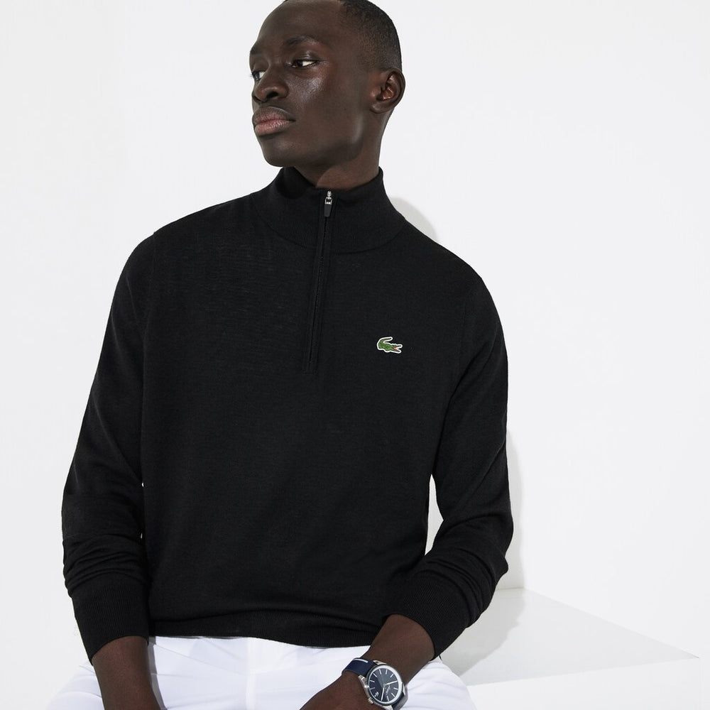 Men's SPORT Breathable-Knit Zip-Up Golf Sweater / Lacoste