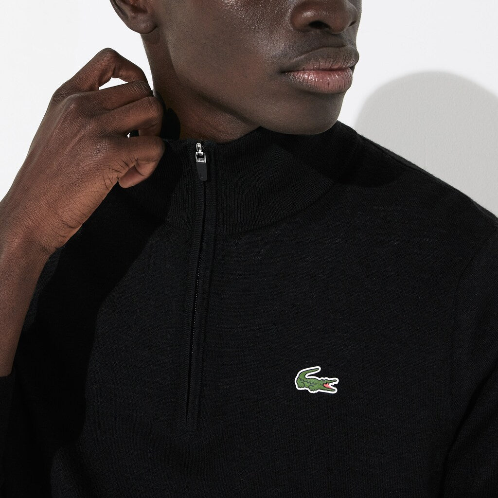 Men's SPORT Breathable-Knit Zip-Up Golf Sweater / Lacoste