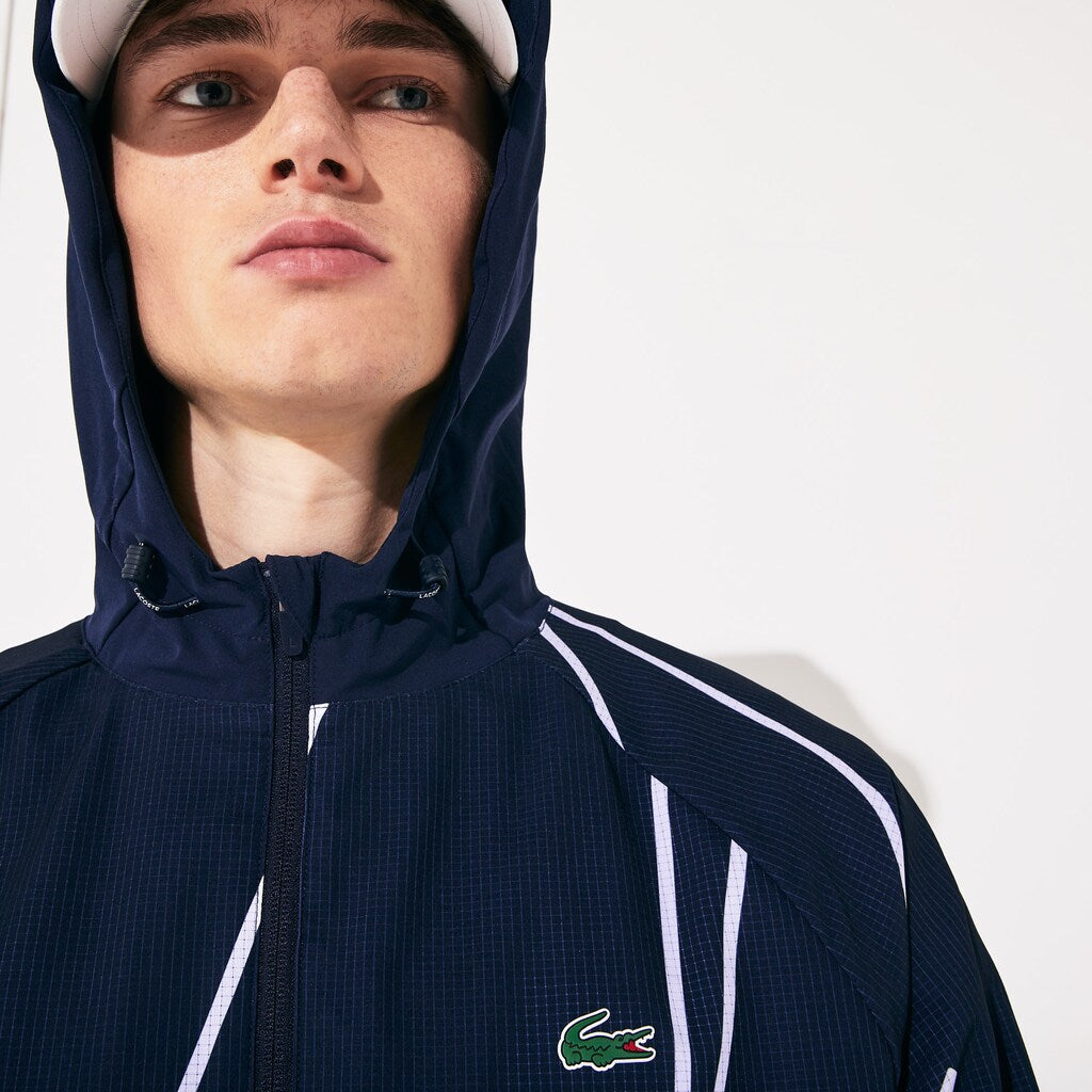 Men's SPORT French Open Hooded Zip Jacket / Lacoste