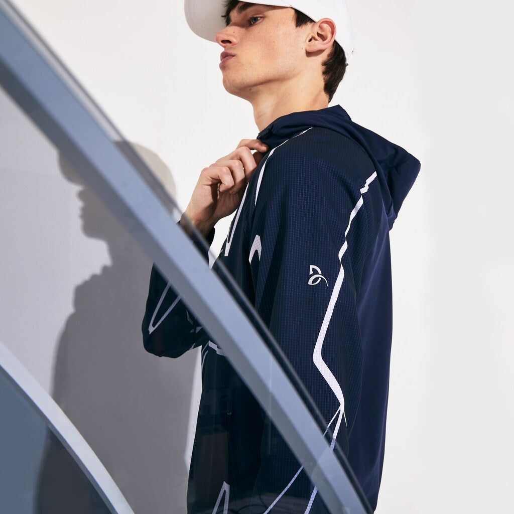Men's SPORT French Open Hooded Zip Jacket / Lacoste