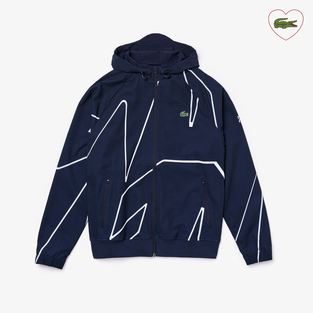Men's SPORT French Open Hooded Zip Jacket / Lacoste