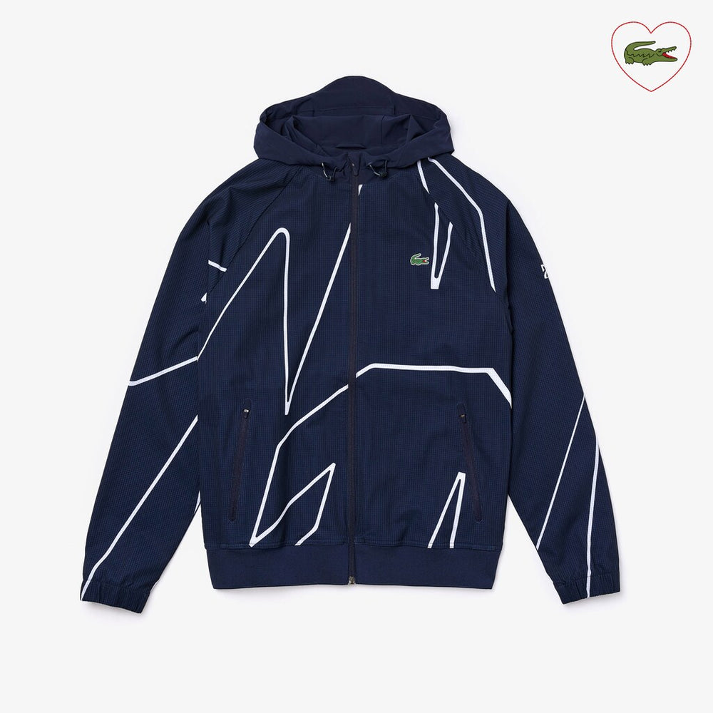 Men's SPORT French Open Hooded Zip Jacket / Lacoste