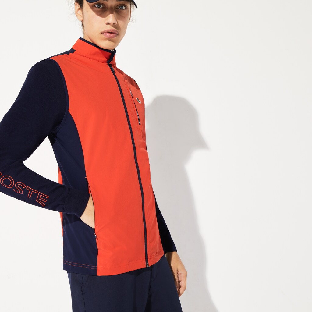 Men's SPORT Lightweight Water-Resistant Golf Vest / Lacoste