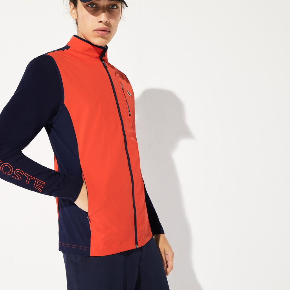 Men's SPORT Lightweight Water-Resistant Golf Vest / Lacoste
