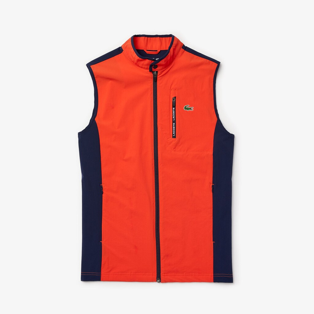 Men's SPORT Lightweight Water-Resistant Golf Vest / Lacoste