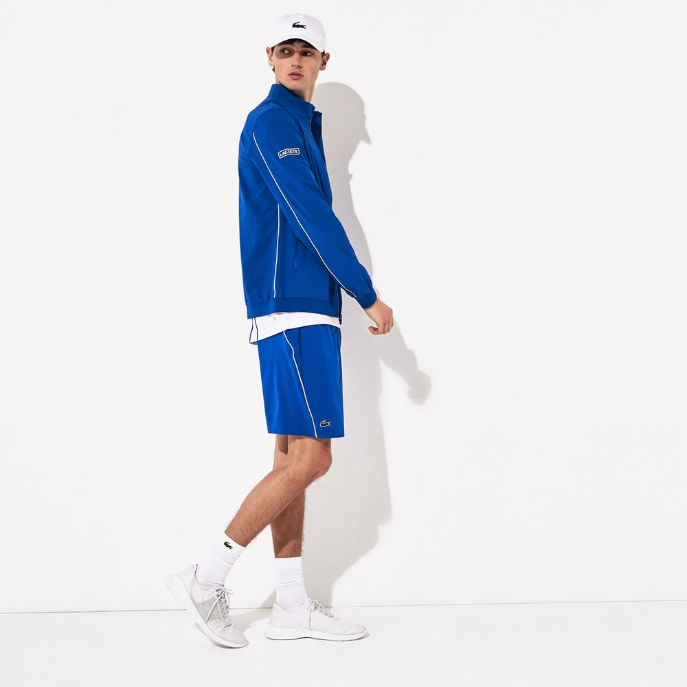 Men's SPORT Novak Djokovic Textured Zip Jacket / Lacoste