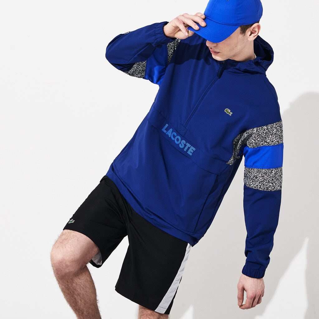 Men's SPORT Print-Blocked Performance Windbreaker / Lacoste