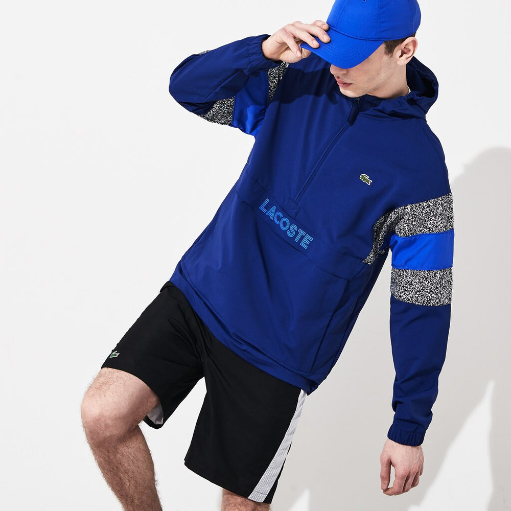 Men's SPORT Print-Blocked Performance Windbreaker / Lacoste