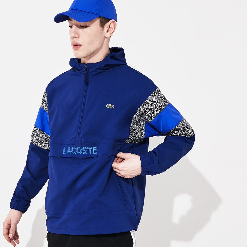 Men's SPORT Print-Blocked Performance Windbreaker / Lacoste