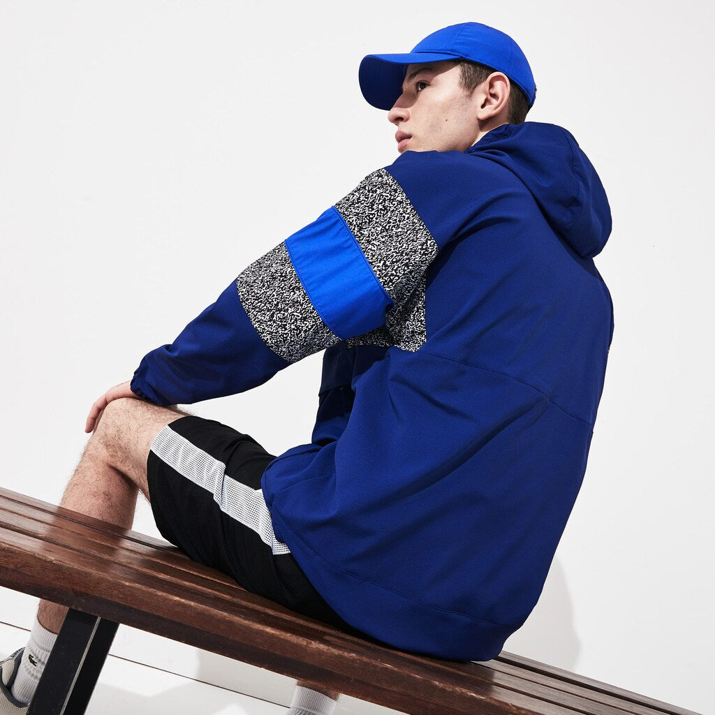 Men's SPORT Print-Blocked Performance Windbreaker / Lacoste