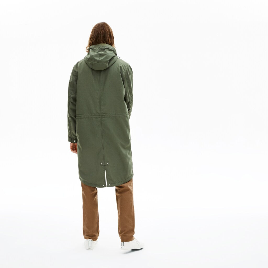 Men's Ultra-Light Hooded Long Parka / Lacoste