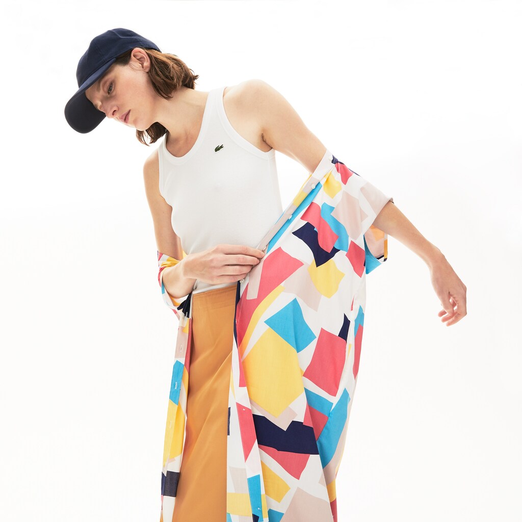 Women's Sleeveless Scoopneck Top / Lacoste