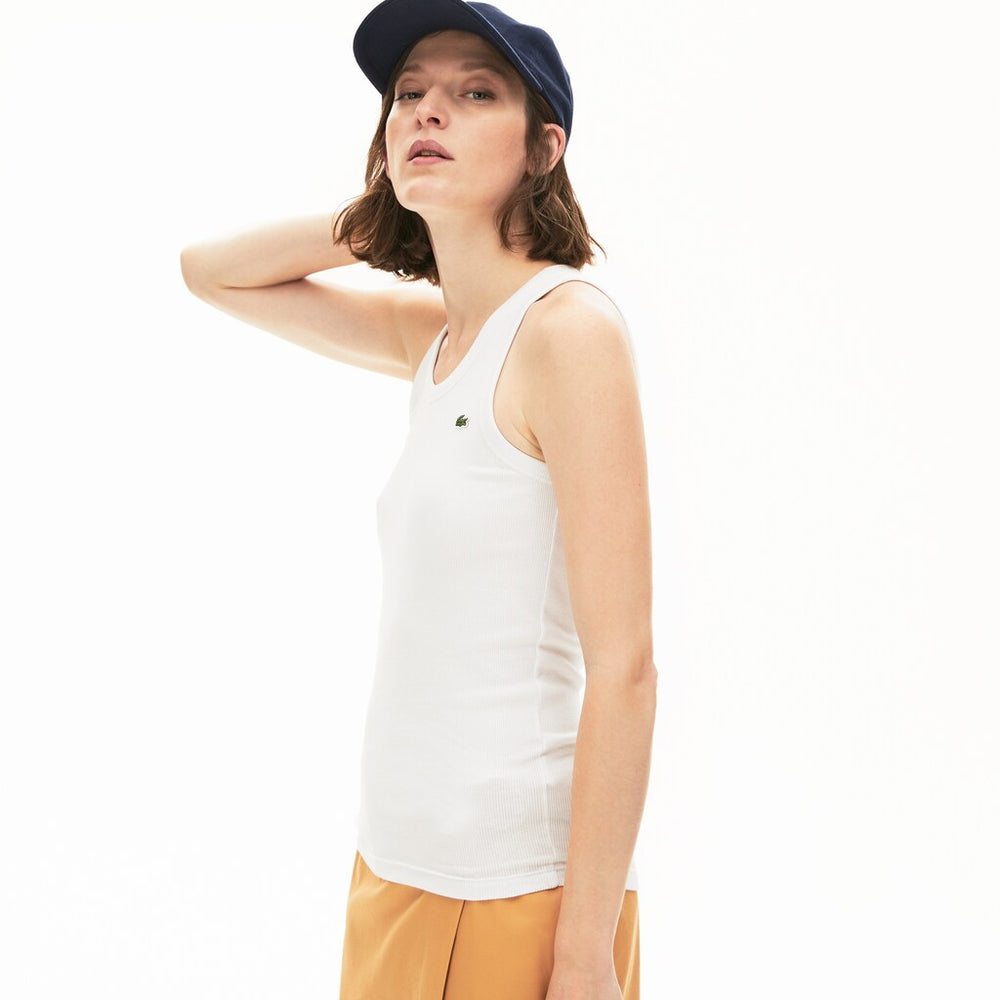 Women's Sleeveless Scoopneck Top / Lacoste