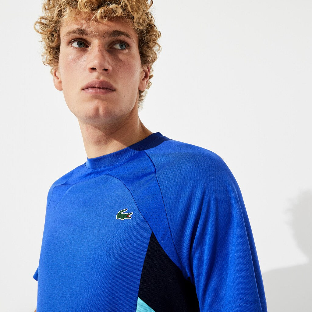Men's SPORT Colorblock Ultra Dry Performance T-shirt / Lacoste