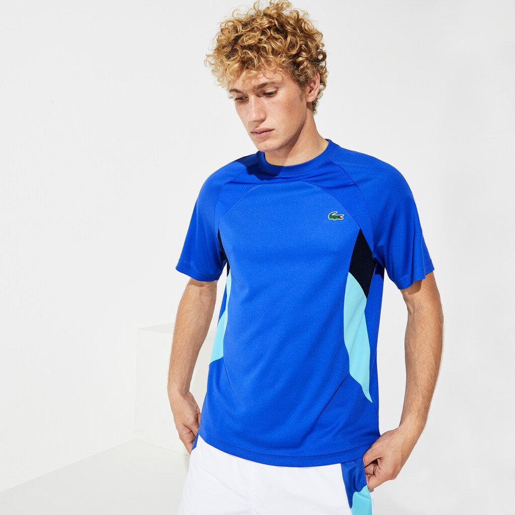 Men's SPORT Colorblock Ultra Dry Performance T-shirt / Lacoste